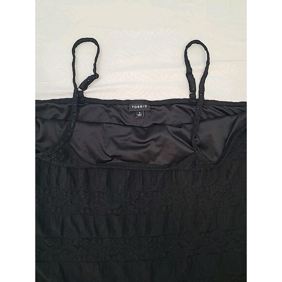 Torrid Size 3 Black Tank Top,  Adjustable Straps. - Picture 2 of 4